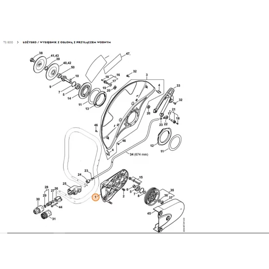 STIHL  Łożysko / wspornik 4224 790 5304